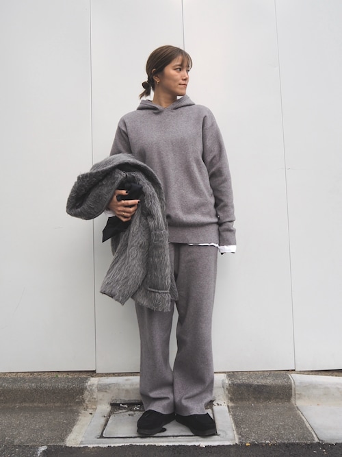 【LA PEAU DE GEM】 スムースニットパンツ la peau de gem パンツ 「LA PEAU DE GEM」 スムースニット