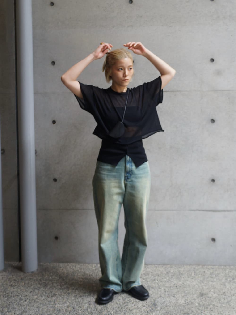 LA PEAU DE GEM（ラポドゥジェム）の「【LA PEAU DE GEM】high waist