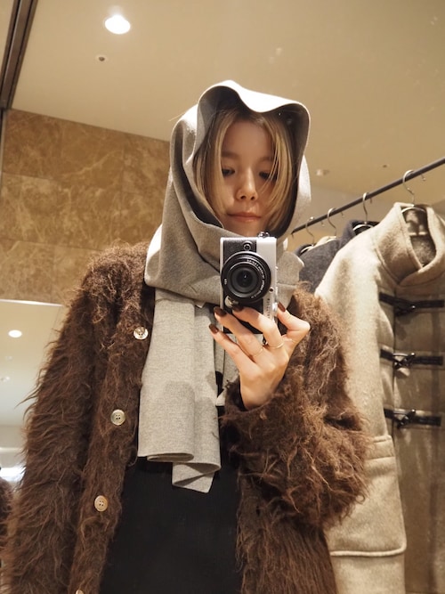 LA PEAU DE GEM】antipilling muffler/アンチピリングマフラー