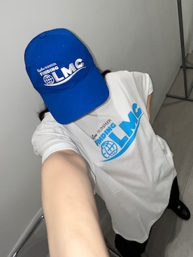 「LMCのアイテム（キャップ）」を使った、Hinaさん（レディース・155cm）の夏コーディネート