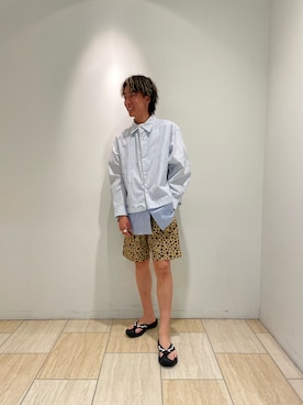 「WILD THINGS（ワイルドシングス）のアイテム（パンツ）」を使った、u_riさん（メンズ・173cm）の春コーディネート