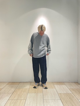 「BEAVER名古屋」｜u_riさん（メンズ・173cm）の秋コーディネート