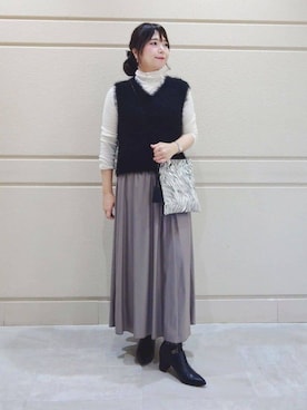TOMOMIさん（レディース・153cm）の秋コーディネート
