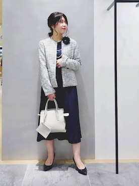 TOMOMIさん（レディース・153cm）の春コーディネート
