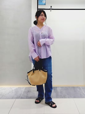 TOMOMIさん（レディース・153cm）の春コーディネート
