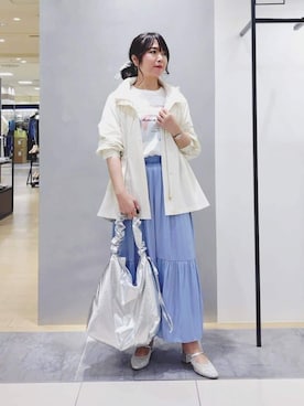 「THE SHOP TK （ザ ショップ ティーケー ）のアイテム」を使った、TOMOMIさん（レディース・153cm）の春コーディネート