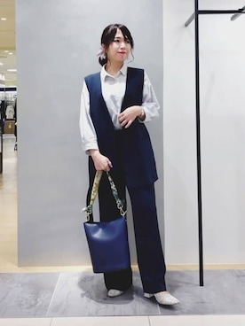 「UNTITLED（アンタイトル）のアイテム（ワンピース/ドレス）」を使った、TOMOMIさん（レディース・153cm）の春コーディネート