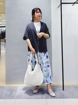 TOMOMIさん（レディース・153cm）の夏コーディネート