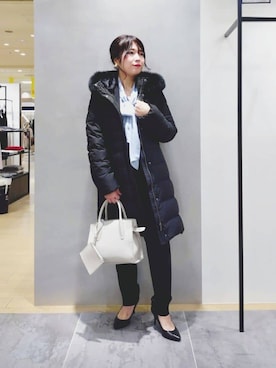 TOMOMIさん（レディース・153cm）の冬コーディネート