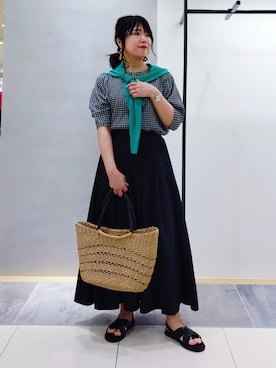 TOMOMIさん(レディース・153cm)の夏コーディネート
