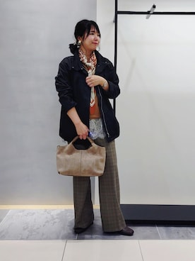 TOMOMIさん（レディース・153cm）の秋コーディネート