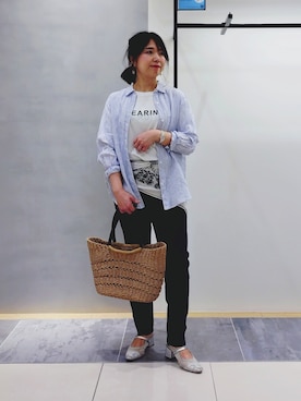 TOMOMIさん(レディース・153cm)の夏コーディネート