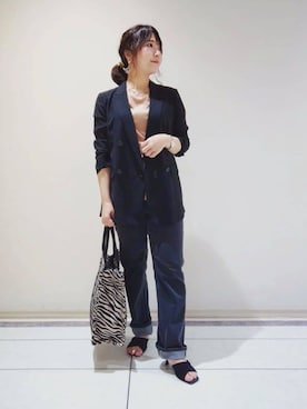 TOMOMIさん（レディース・153cm）の春コーディネート