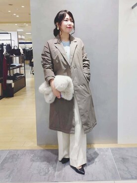 TOMOMIさん(レディース・153cm)の冬コーディネート