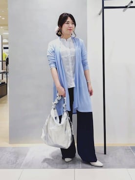 「SOUP（スープ）のアイテム」を使った、TOMOMIさん（レディース・153cm）の春コーディネート