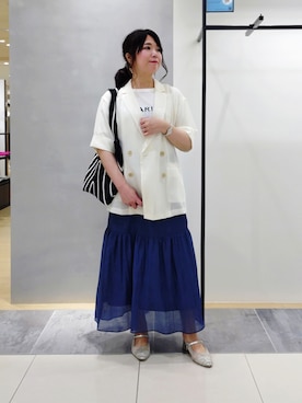 TOMOMIさん(レディース・153cm)の夏コーディネート