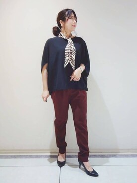 TOMOMIさん（レディース・153cm）の秋コーディネート