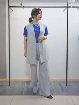 TOMOMIさん(レディース・153cm)の夏コーディネート