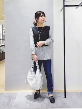 TOMOMIさん（レディース・153cm）の夏コーディネート