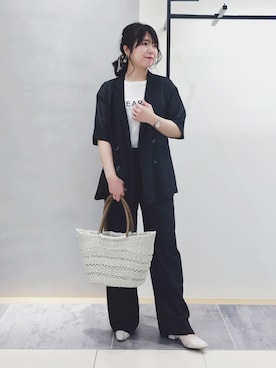 TOMOMIさん（レディース・153cm）の春コーディネート