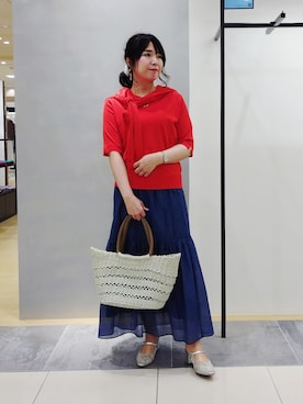 TOMOMIさん(レディース・153cm)の夏コーディネート
