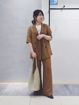 TOMOMIさん（レディース・153cm）の夏コーディネート