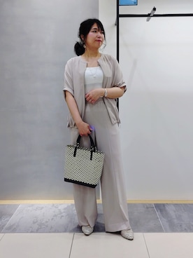 「春夏」｜TOMOMIさん（レディース・153cm）の秋コーディネート