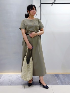 TOMOMIさん(レディース・153cm)の夏コーディネート