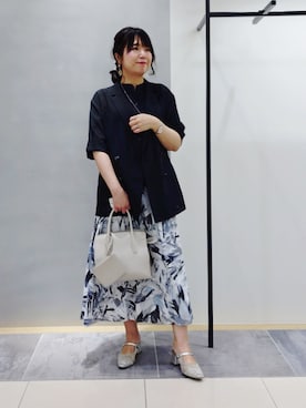 TOMOMIさん（レディース・153cm）の夏コーディネート