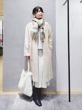 TOMOMIさん(レディース・153cm)の冬コーディネート