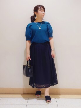 TOMOMIさん（レディース・153cm）の夏コーディネート