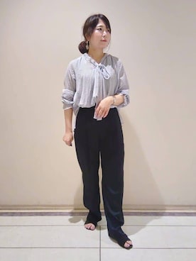 TOMOMIさん（レディース・153cm）の春コーディネート
