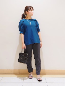 TOMOMIさん（レディース・153cm）の夏コーディネート