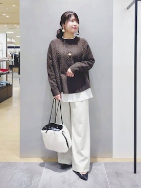 TOMOMIさん（レディース・153cm）の冬コーディネート
