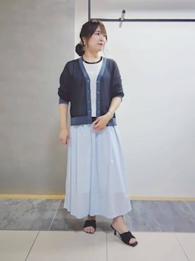 「Rubyrivet（ルビーリベット）のアイテム」を使った、TOMOMIさん（レディース・153cm）の春コーディネート