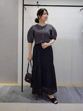 「Rubyrivet（ルビーリベット）のアイテム」を使った、TOMOMIさん（レディース・153cm）の春コーディネート