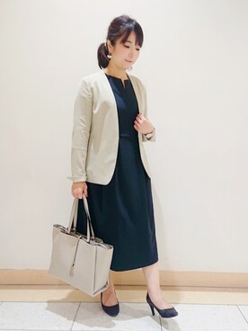 「学校」｜「アイテム（その他）」を使った、TOMOMIさん（レディース・153cm）の冬コーディネート