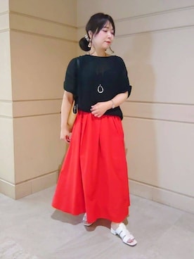 TOMOMIさん(レディース・153cm)の夏コーディネート