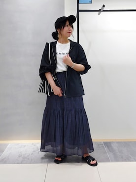 TOMOMIさん(レディース・153cm)の夏コーディネート