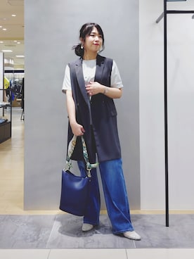 「Airpapel（エアパペル）のアイテム」を使った、TOMOMIさん（レディース・153cm）の春コーディネート