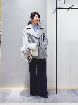 TOMOMIさん(レディース・153cm)の冬コーディネート