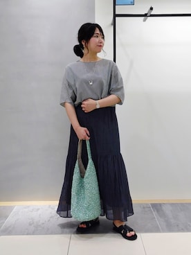 TOMOMIさん(レディース・153cm)の夏コーディネート