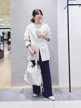 TOMOMIさん（レディース・153cm）の春コーディネート
