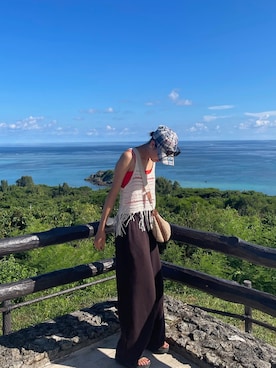 「アイテム（キャミソール）」を使った、minamiさん（レディース・161cm）の冬コーディネート