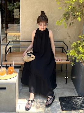 「H&M（エイチ・アンド・エム）のアイテム（バッグ）」を使った、とらまめ(りなぎ)さん（レディース・153cm）の夏コーディネート