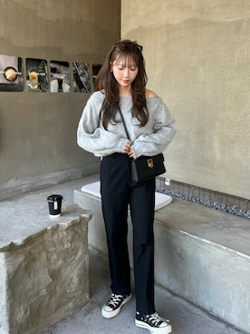 とらまめ(りなぎ)さん(レディース・153cm)の秋コーディネート