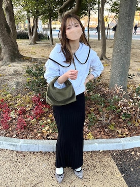 「Green　Parks（グリーンパークス）のアイテム」を使った、とらまめ(りなぎ)さん（レディース・153cm）の冬コーディネート