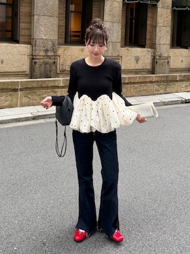 とらまめ(りなぎ)さん（レディース・153cm）の秋コーディネート