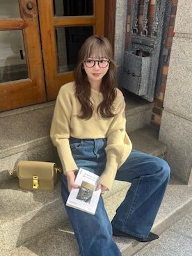 「titivate（ティティベイト）のアイテム」を使った、とらまめ(りなぎ)さん（レディース・153cm）の秋コーディネート