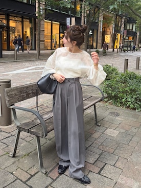 「ap retro（アプレトロ）のアイテム」を使った、とらまめ(りなぎ)さん（レディース・153cm）の夏コーディネート